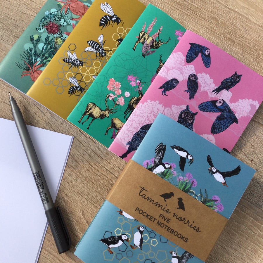 Notebooks - Set of A6 Notebooks 