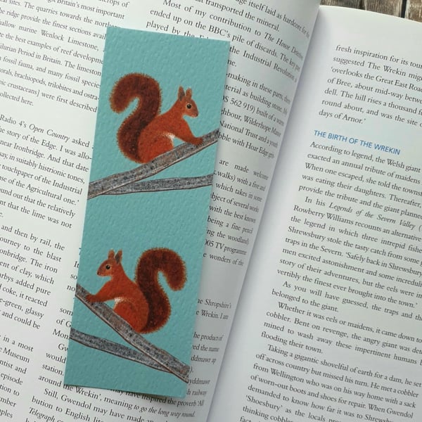 Red Squirrels Bookmark