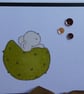 Birthday Card - Mouse in a Conker  - Image 2