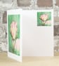 Floral Blank Card Rose flower - Image 2