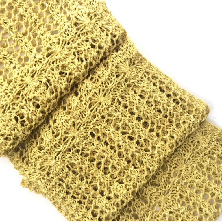 Flower Lace Scarf knitting pattern