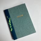 ‘Willow’: a little drum-leaf bound notebook 