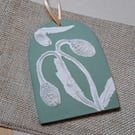 Ladybird Poppy Botanical Casting Hanging Decoration