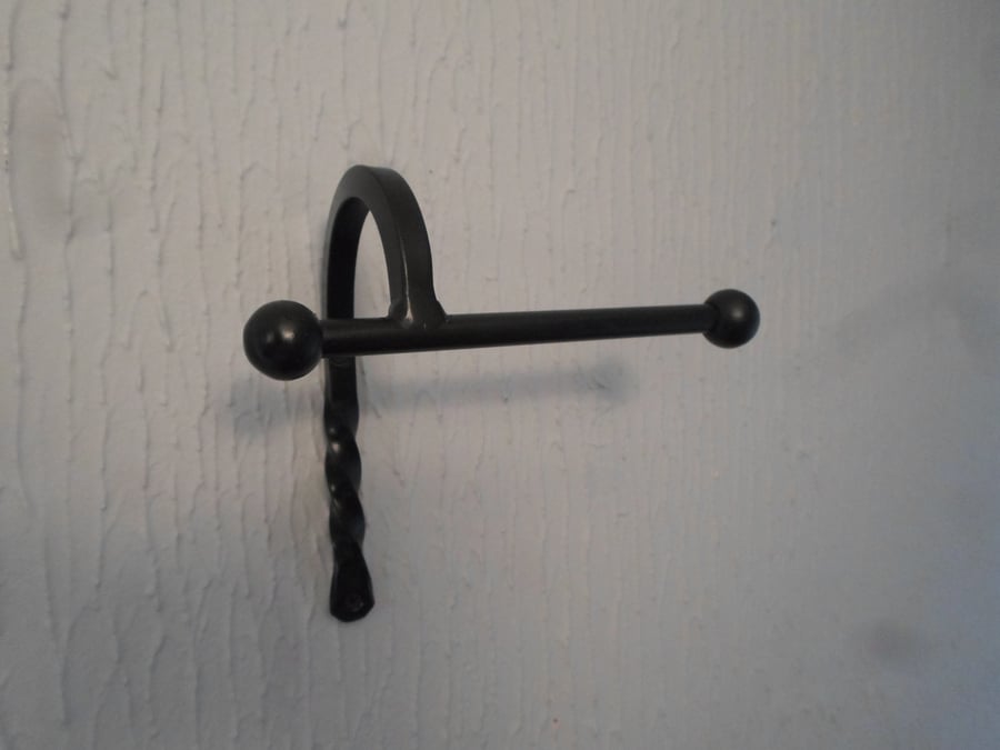Toilet Roll Holder......................Wrought Iron (Forged Steel) 