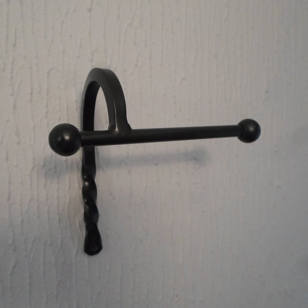 Toilet Roll Holder......................Wrought Iron (Forged Steel) 