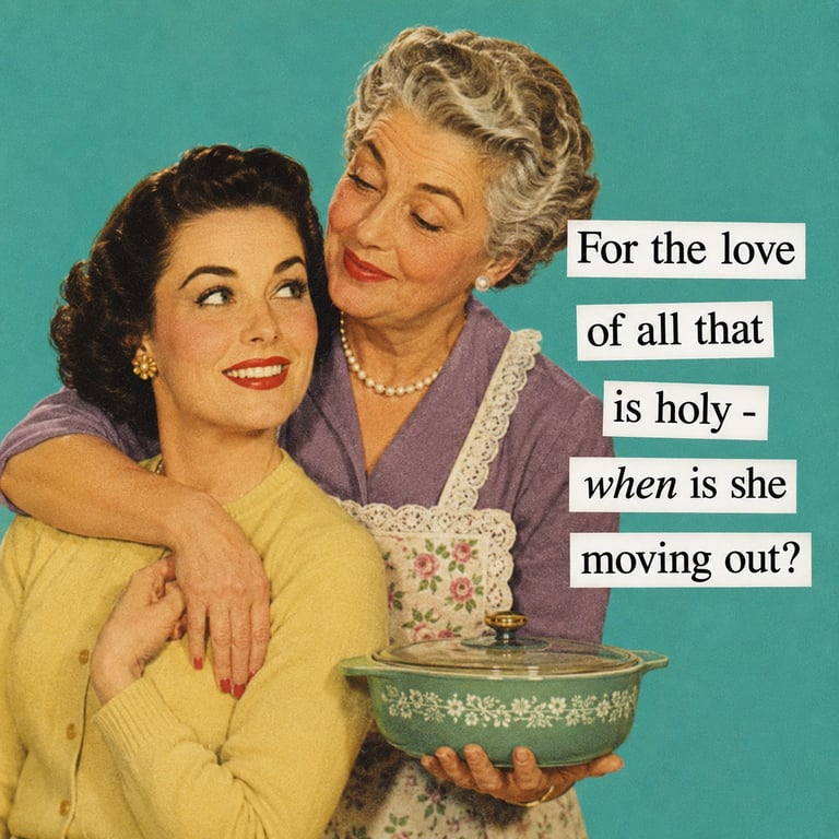 Mother-In-Law Vintage Humour Funny Fridge Magnet