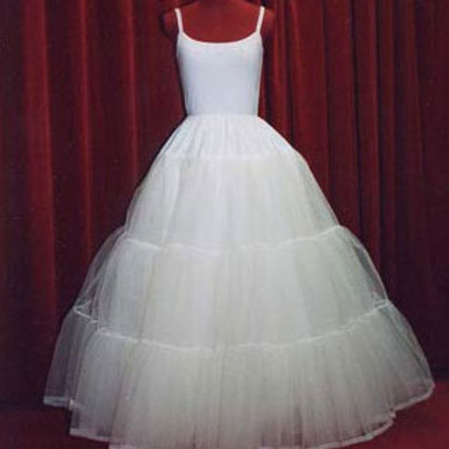 5 layer stiff net petticoat custom made in colour of your choice 