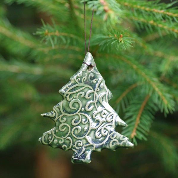 Large Christmas Green Tree - Decorations