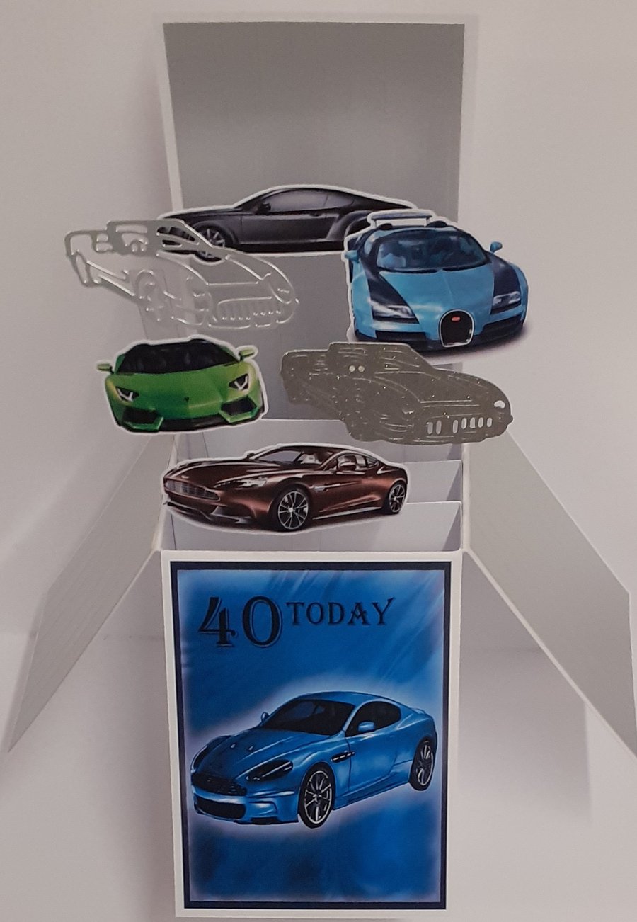 Men's 40th Birthday Card 