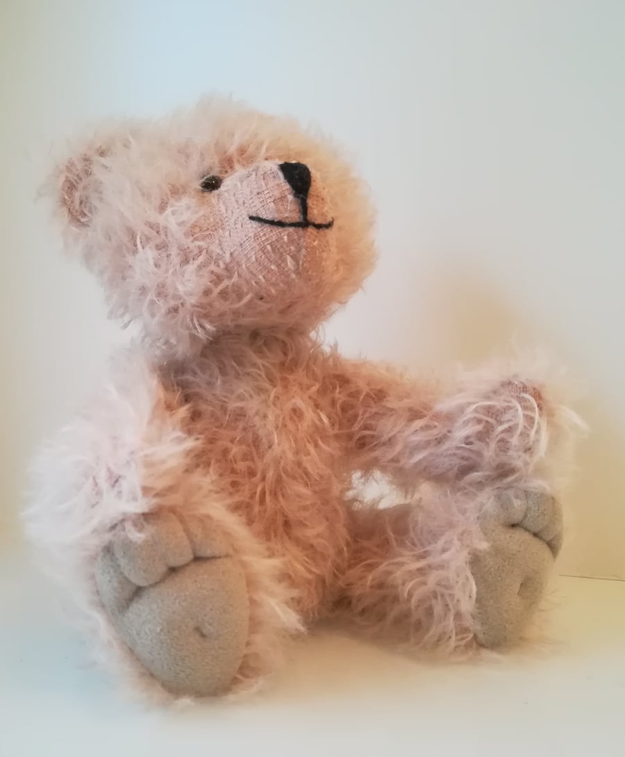 Teddy bear,  mohair, jointed, Handmade, OOAK, Teddybear 