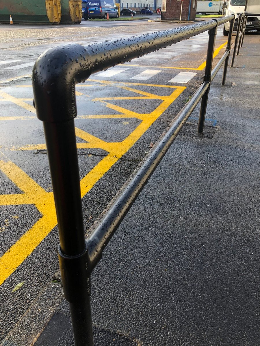 Industrial Pipe Handrail Guardrail for pubs, bars & cafe's Offices - THE JACKSON
