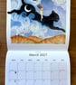 2027 Nature Art Calendar - SMALL wall calendar, wildlife illustrations - Image 3