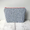 Cosmetic Bag - Blue Spot - Make Up Bag