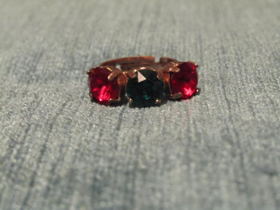 Adjustable Swarovski Ring