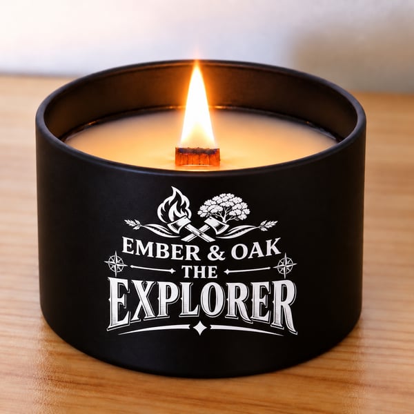 The Explorer – Montblanc Explorer Inspired Luxury Scented Candle 8oz