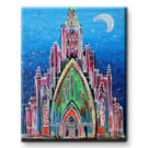 Nossa Senhora Catedral de Lourdes - An Original Painting by Laura Hol  
