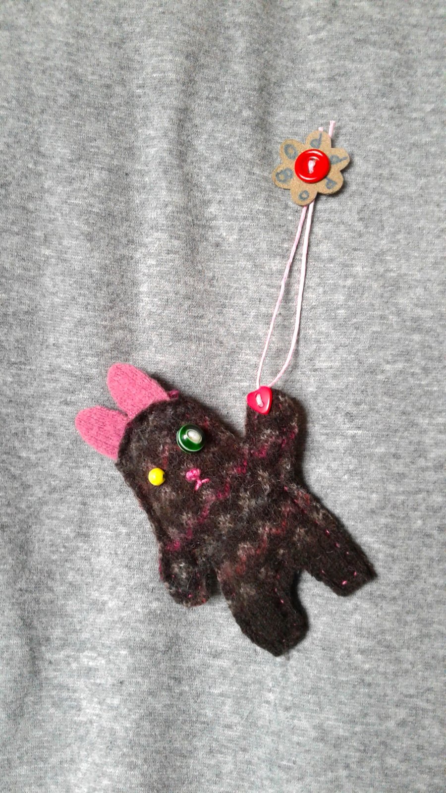 Odd Bod, a 3" bear to hang up and make you smile.