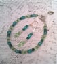 Crystal Cubes and Rounds Bracelet and Earrings Set, Christmas Gift, Gift for Her - Image 4