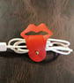 Handcrafted Leather Lip style Cable ties 