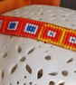 Eye Boggling Shrinking Squares Multicoloured Beaded Headband - Image 5