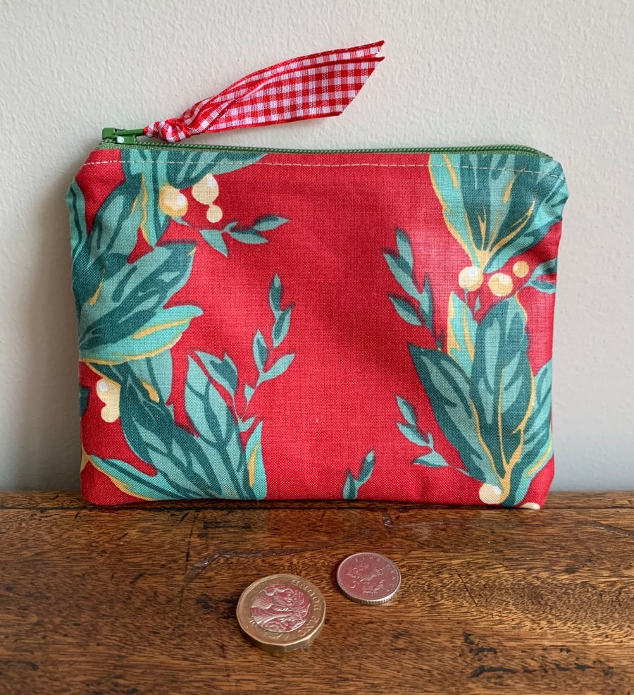 Vintage laura Ashley glazed cotton coin purse