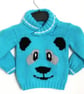 Panda Jumper Knitting Pattern.  Digital Pattern - Image 1