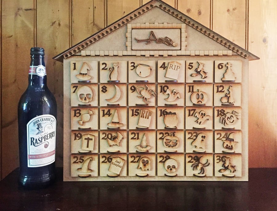 Halloween Advent Calendar - 31 day countdown to spooky time!  Farmhouse style, p