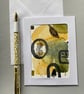 Hand painted circles greetings card - Image 1