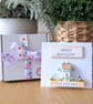Happy Birthday Card With Removable Wooden Cottage Gift - Image 1