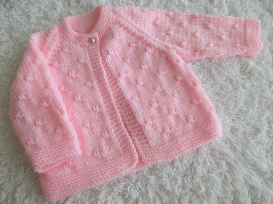 16"  One Button Knots Cardigan
