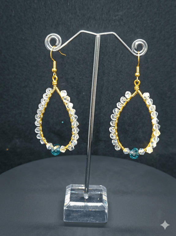Crystal Wrapped Earrings