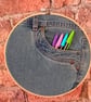 Handmade Denim Pocket Wall Hanging - Medium - Image 1