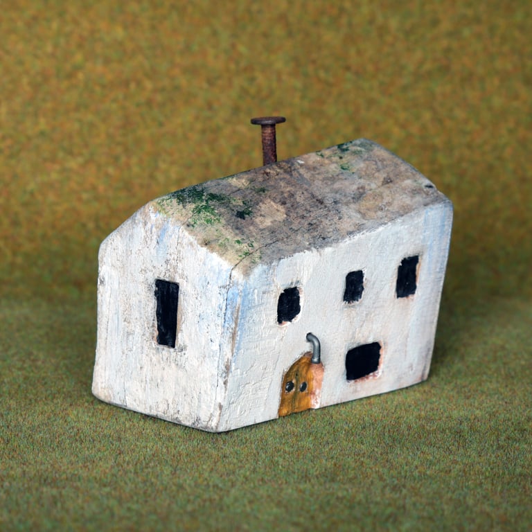 Scottish island Inspired Wonky Driftwood Cottage