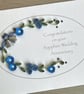 Quilled handmade 65th or 45th anniversary card - Image 5