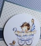 New Baby Boy Card - Best Wishes - Image 2