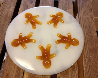 Gingerbread man Cakestand, Christmas cake stand