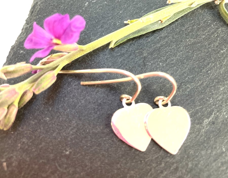 Sterling Silver Heart Earrings