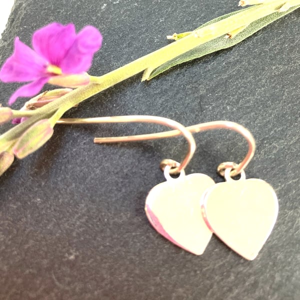 Sterling Silver Heart Earrings