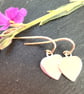Sterling Silver Heart Earrings - Image 1