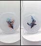 Hummingbird Resin Coaster Set: Handmade Coffee Table Decor for Bird Lovers