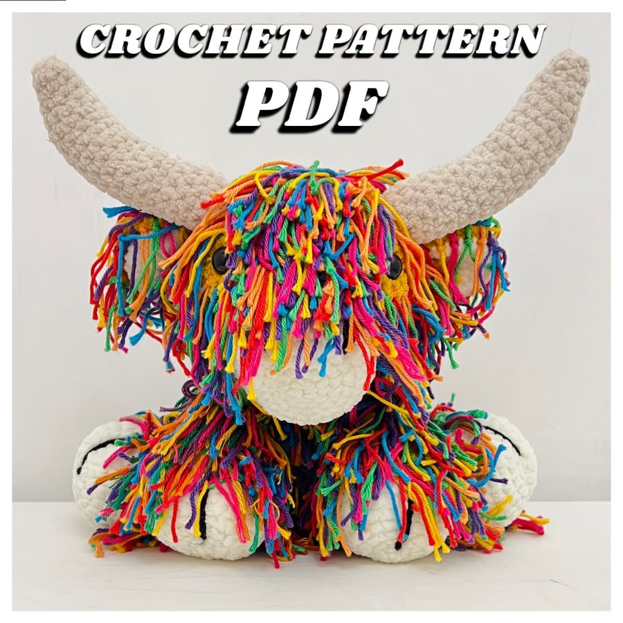 Hamish The Highland Cow Pattern PDF