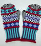 Multicolour Mittens Pattern in 3 Sizes. Knitting Pattern. PDF Knitting Pattern. - Image 7