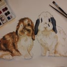 Watercolour Pet Portraits