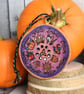 Wheel of the year. Pagan talisman. Pyrography altar decoration. - Image 3