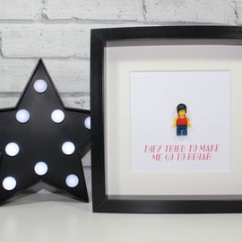 AMY WINEHOUSE - Framed custom Lego minifigure - Musician - Awesome - Unique Art