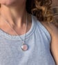 Sterling Silver Rose Quartz Statement Gemstone Necklace - JBJ2080 - Image 4