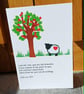 A6 I am the vine Greeting card - Image 1