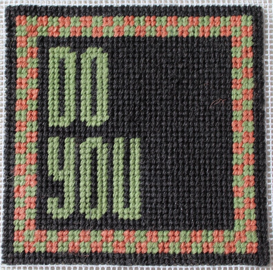 DO YOU Needlepoint Pattern – Digital Tapestry Chart PDF