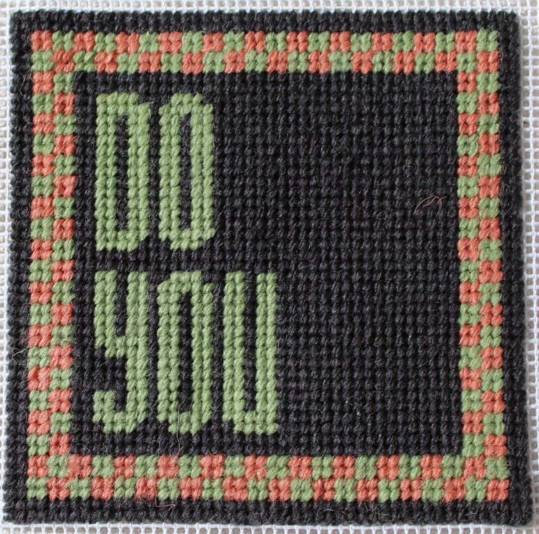 DO YOU Needlepoint Pattern – Digital Tapestry Chart PDF