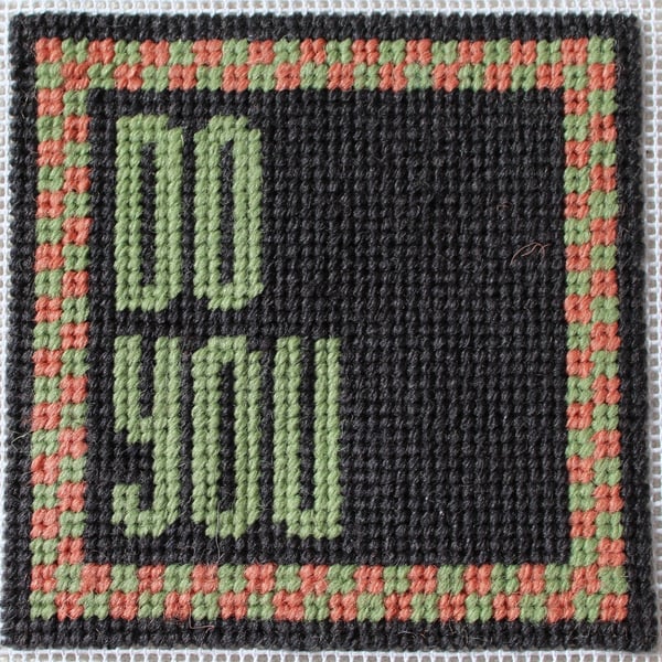 DO YOU Needlepoint Pattern – Digital Tapestry Chart PDF